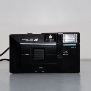 Sears focus-free motorized 35mm film camera